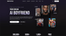 The MyDreamBoy home screen, headed the gay-first AI boyfriend platform, with chat, image and video panels