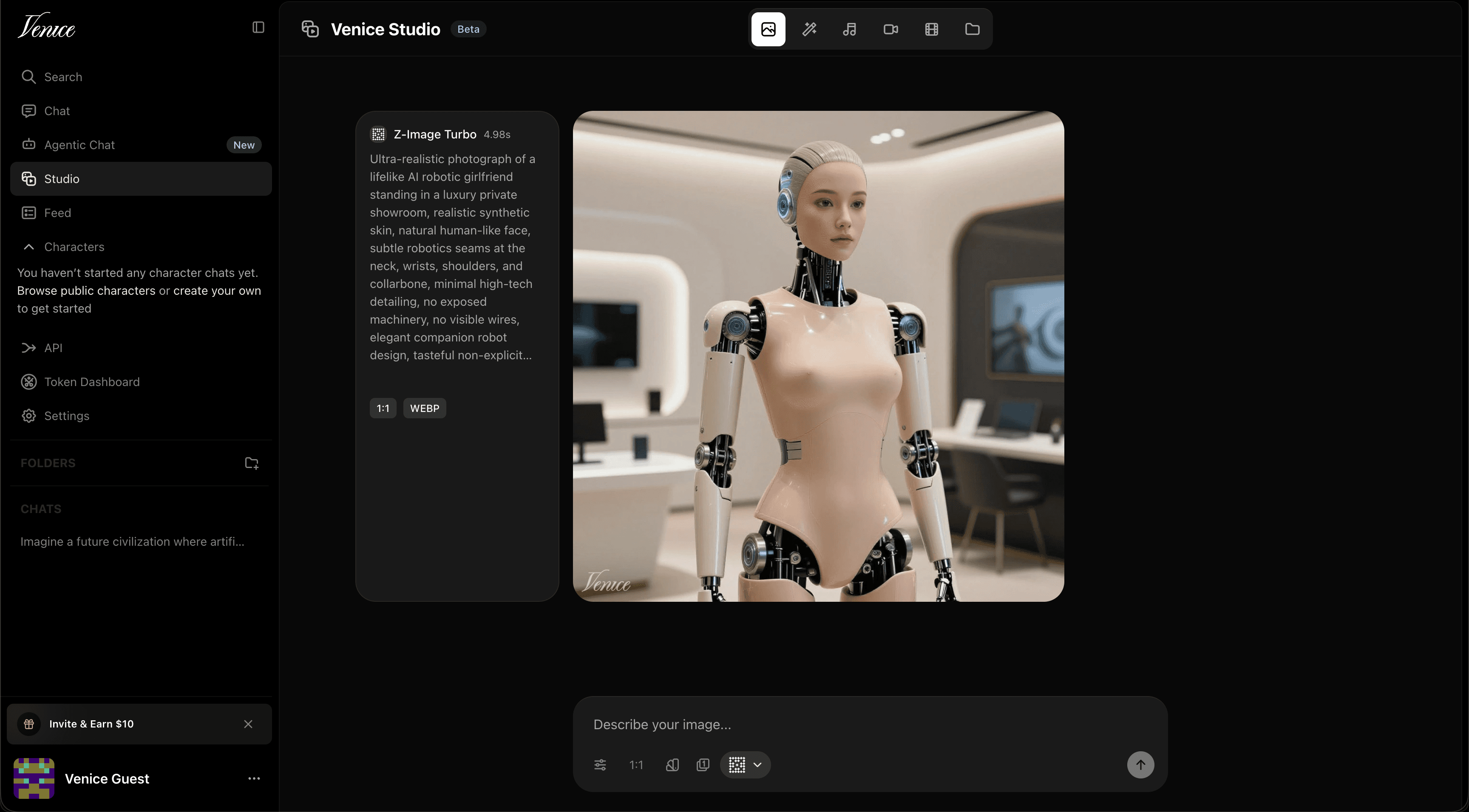 Venice IA, el primer chatbot sin censura para la privacidad con imágenes, música, TTS y herramientas de vídeo