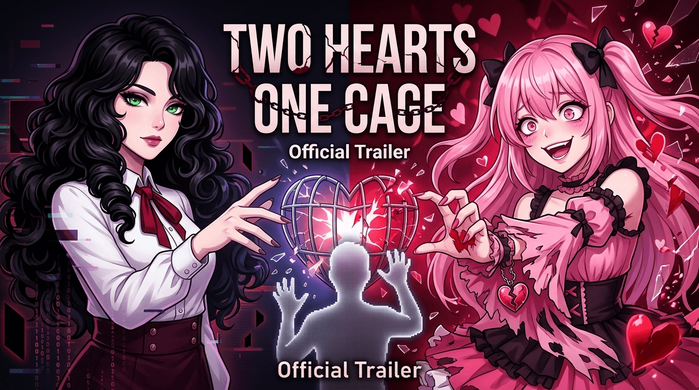 Two Hearts, One Cage official trailer artwork