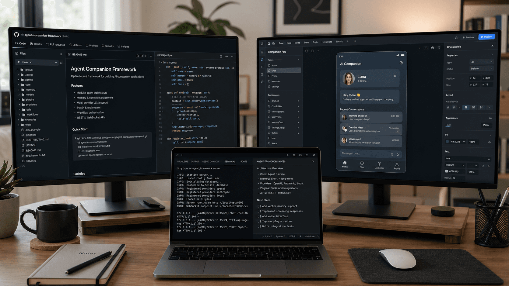 Os 12 melhores frameworks de agentes de IA de código aberto (2026)