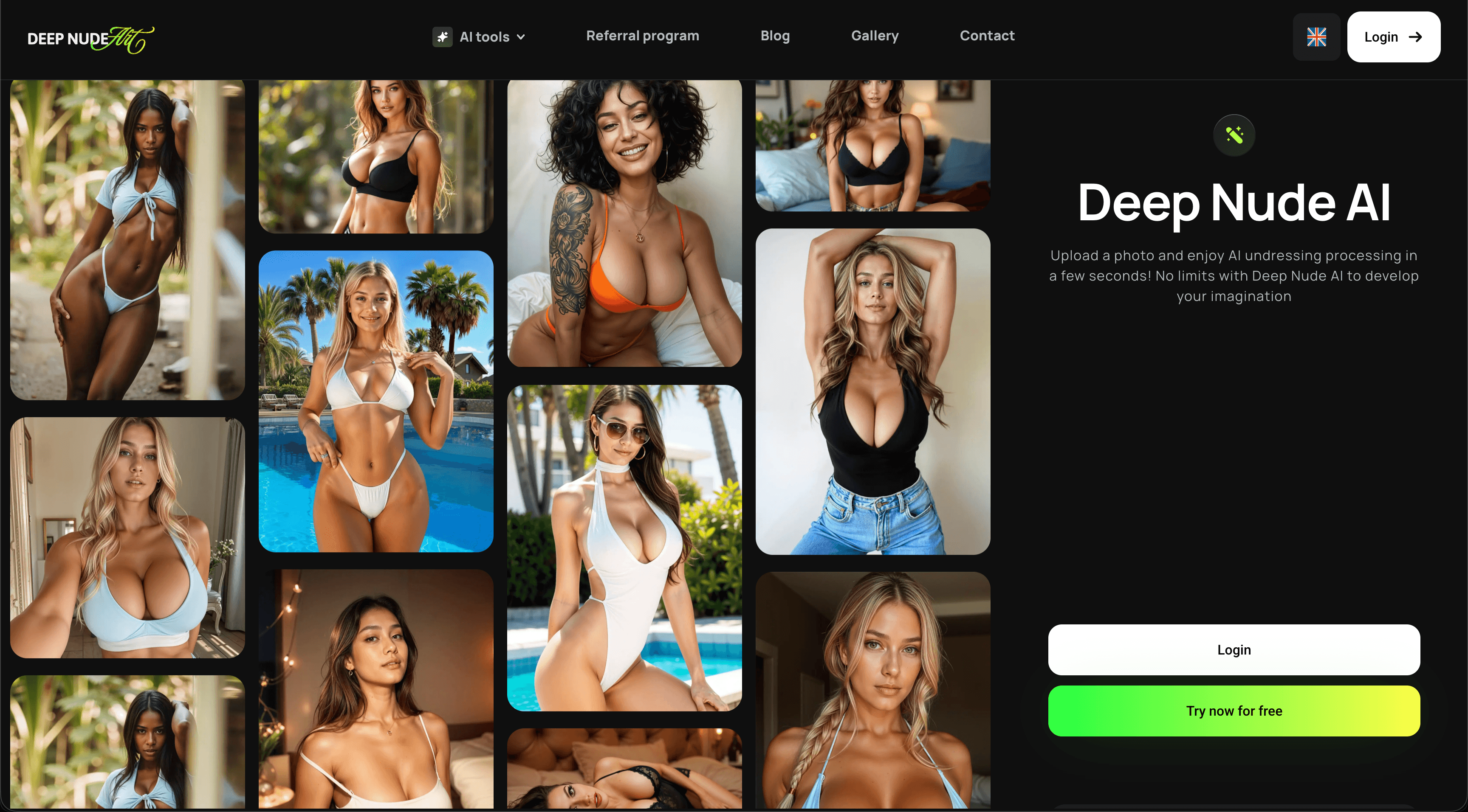 Deep Nude AI screenshot