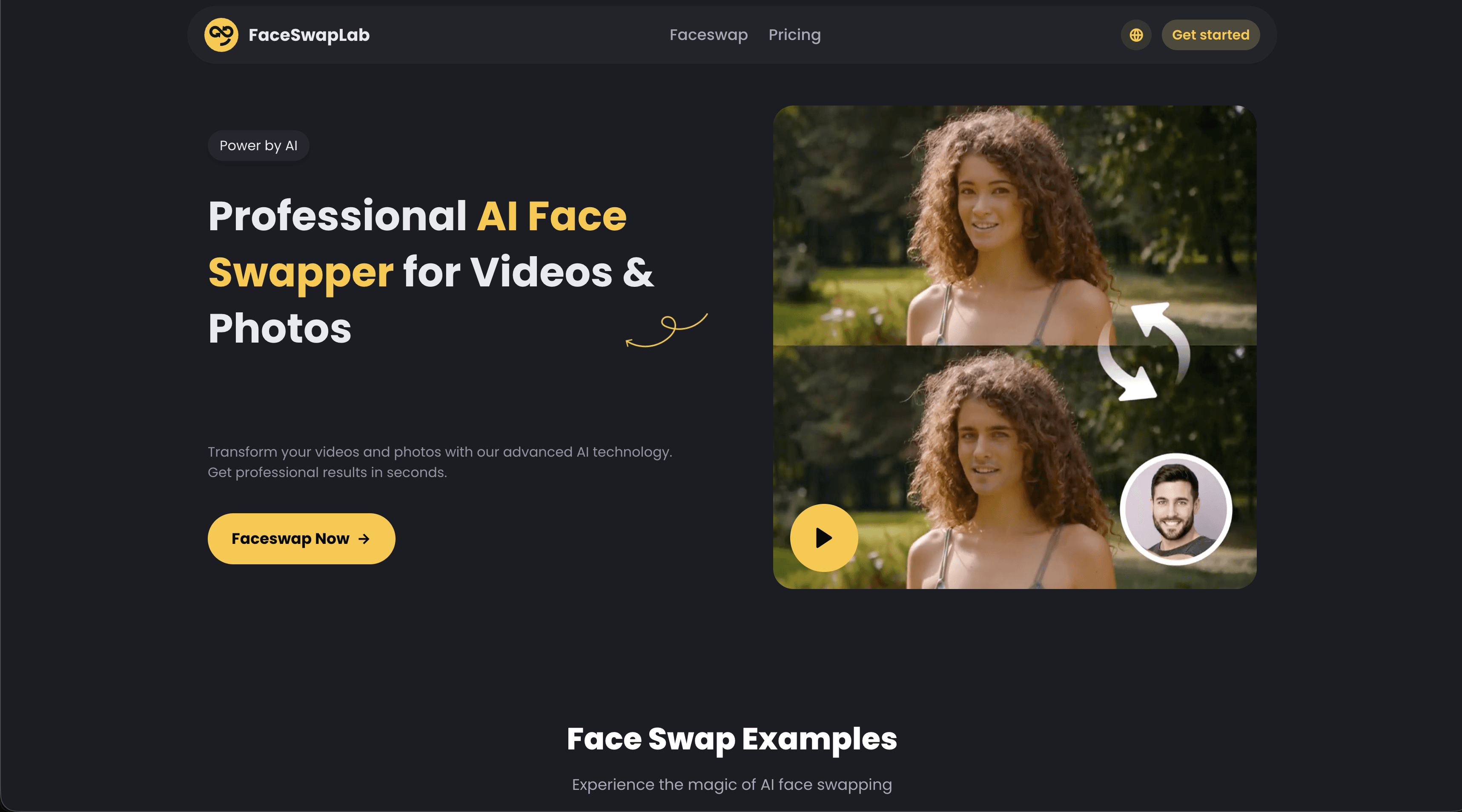 Ferramenta hospedada de troca de rosto com IA FaceSwapLab para substituição de rosto no navegador