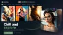 GenTube interface showing featured creators, community AI artwork, and the Start creating button