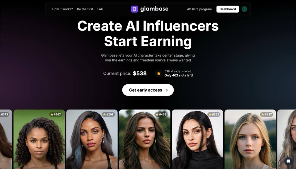 GlamBase screenshot