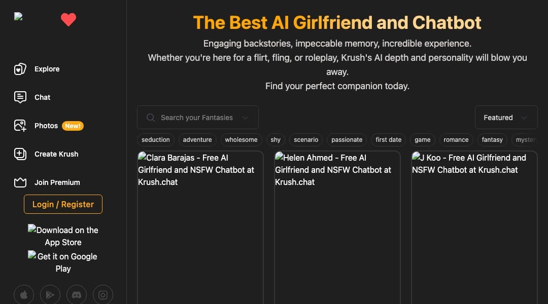Krush Chat screenshot