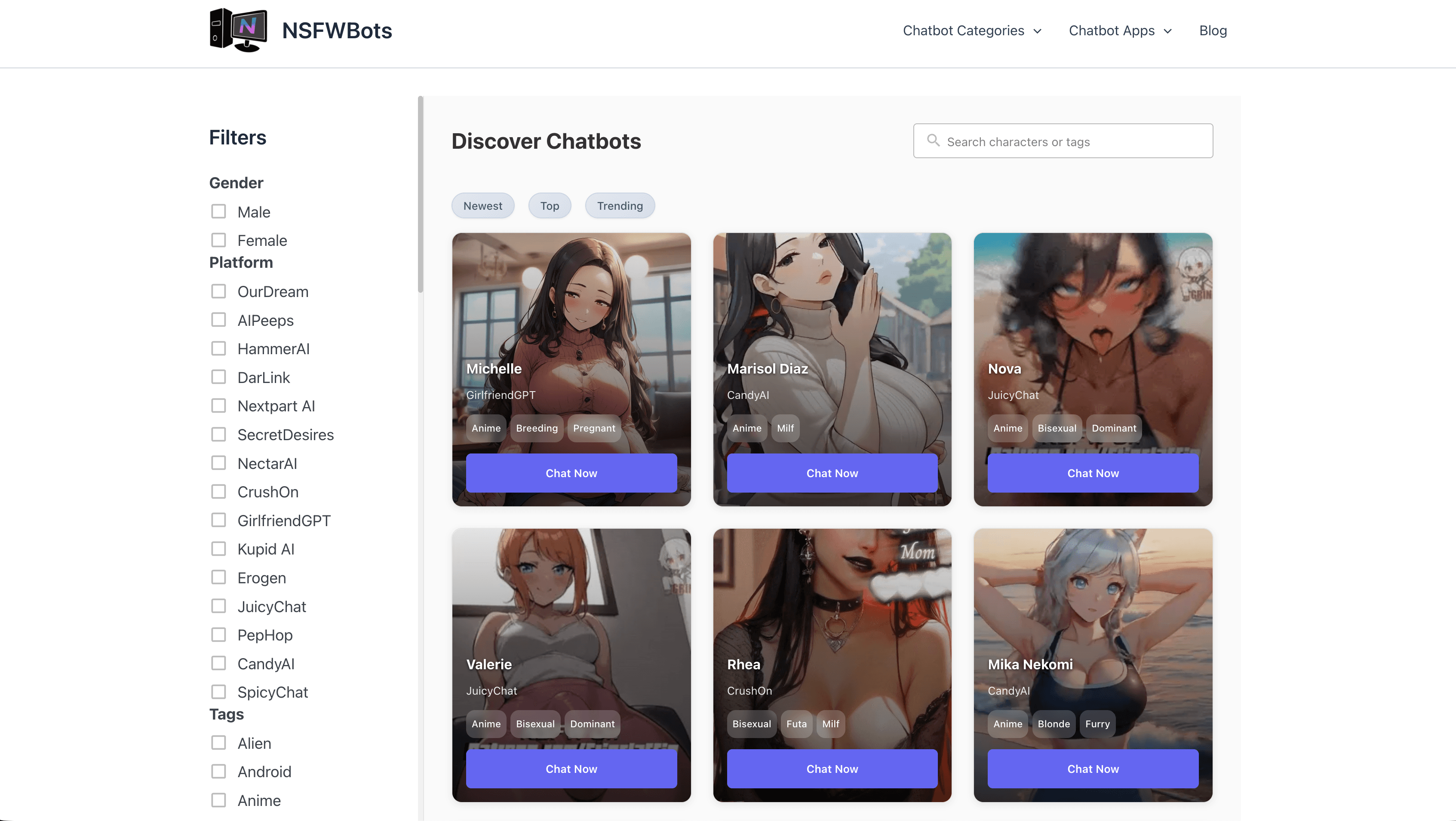 NSFWBots screenshot