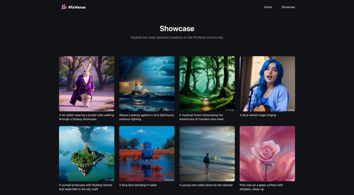Pixverse screenshot