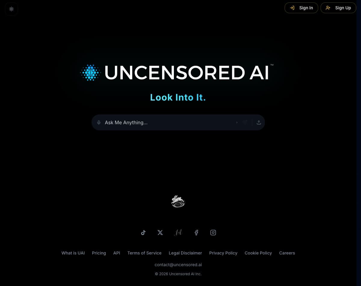 Uncensored AI screenshot