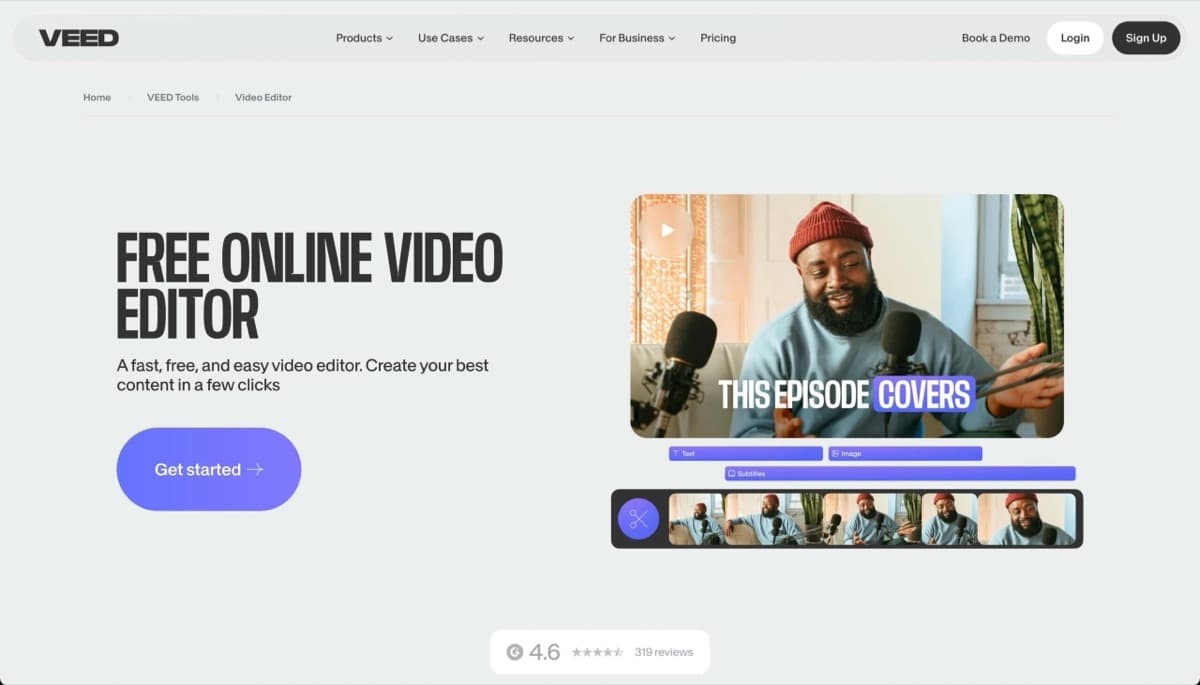 Veed.io screenshot