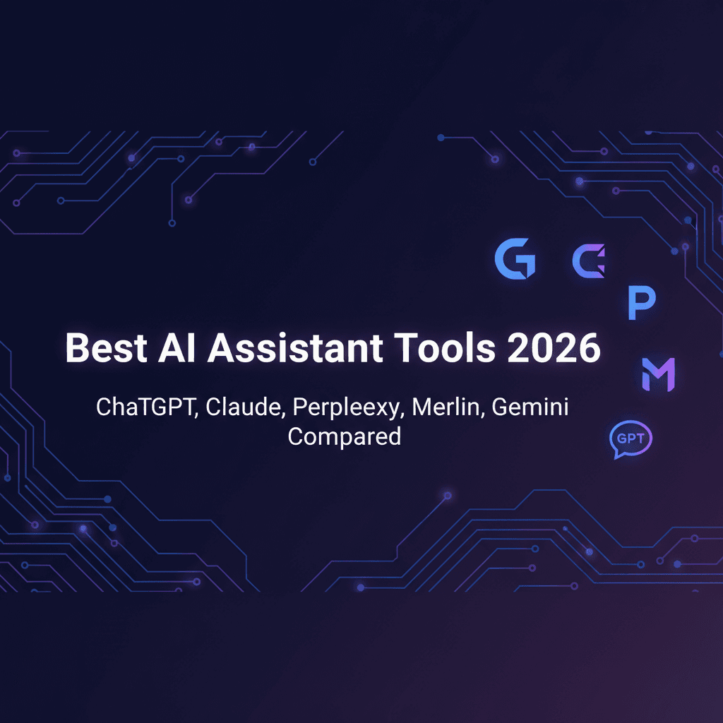 Best AI Assistant Tools 2026: ChatGPT, Claude, Perplexity, Merlin, Gemini Compared