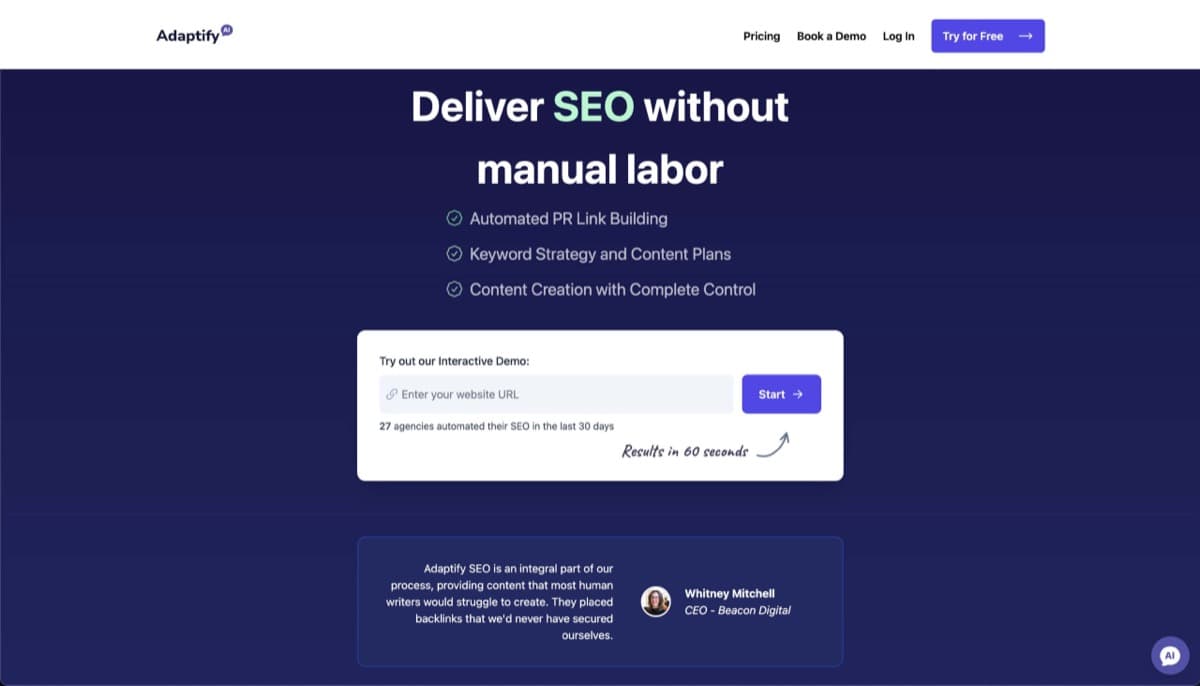 Adaptify AI screenshot