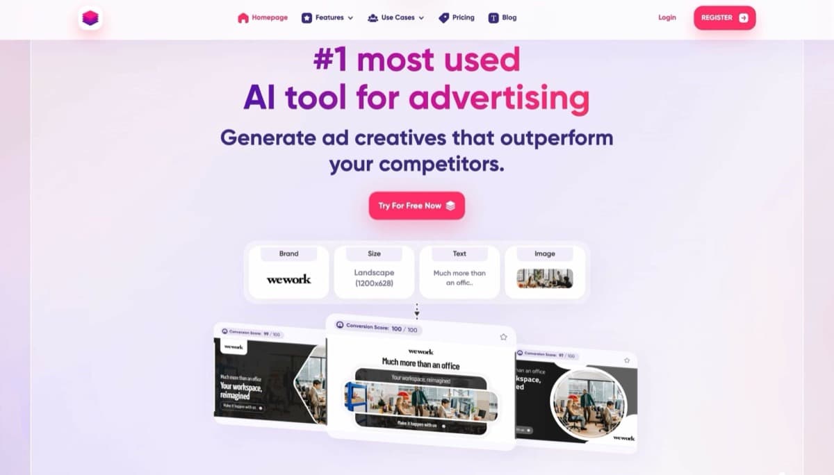 Adcreative.ai screenshot