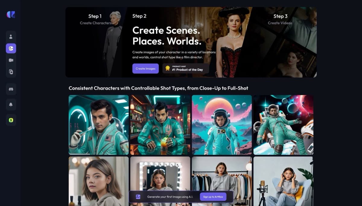 Artflow AI screenshot