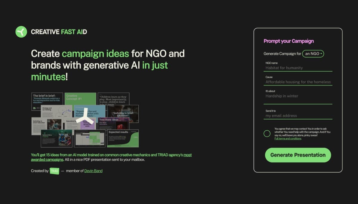 Creative Fast AID screenshot