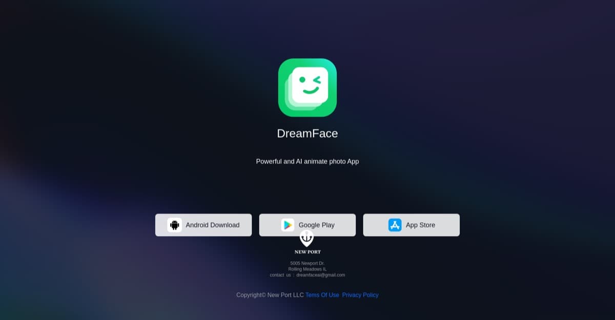 DreamFace screenshot