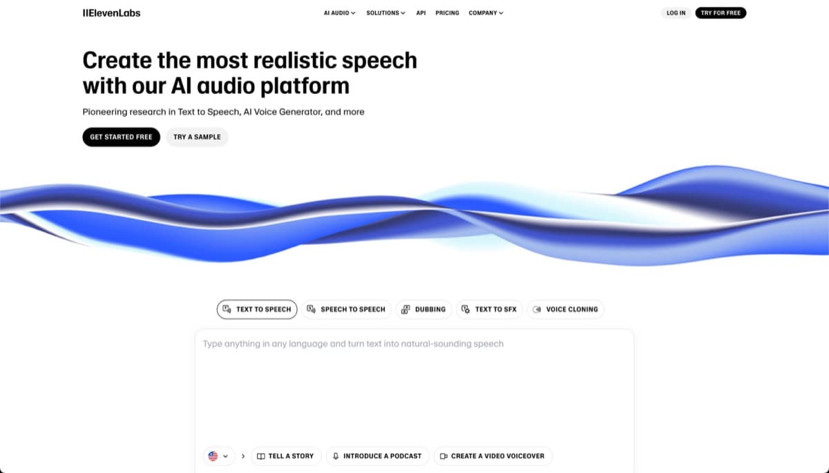 ElevenLabs screenshot