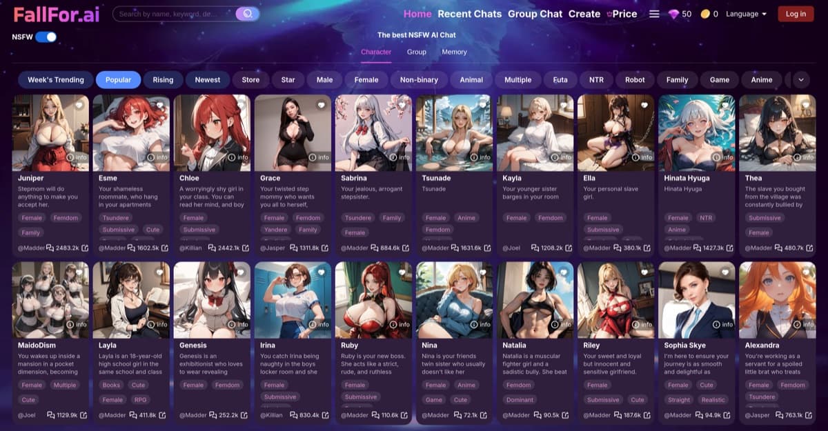 FallFor.AI screenshot