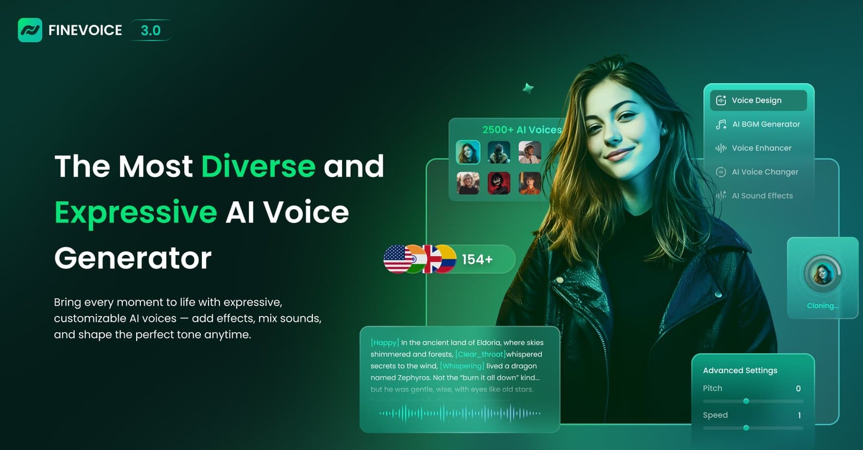 FineVoice screenshot