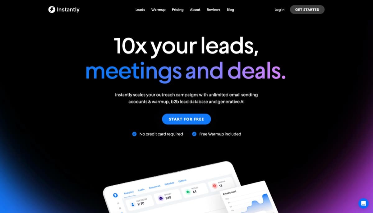 Instantly.AI screenshot