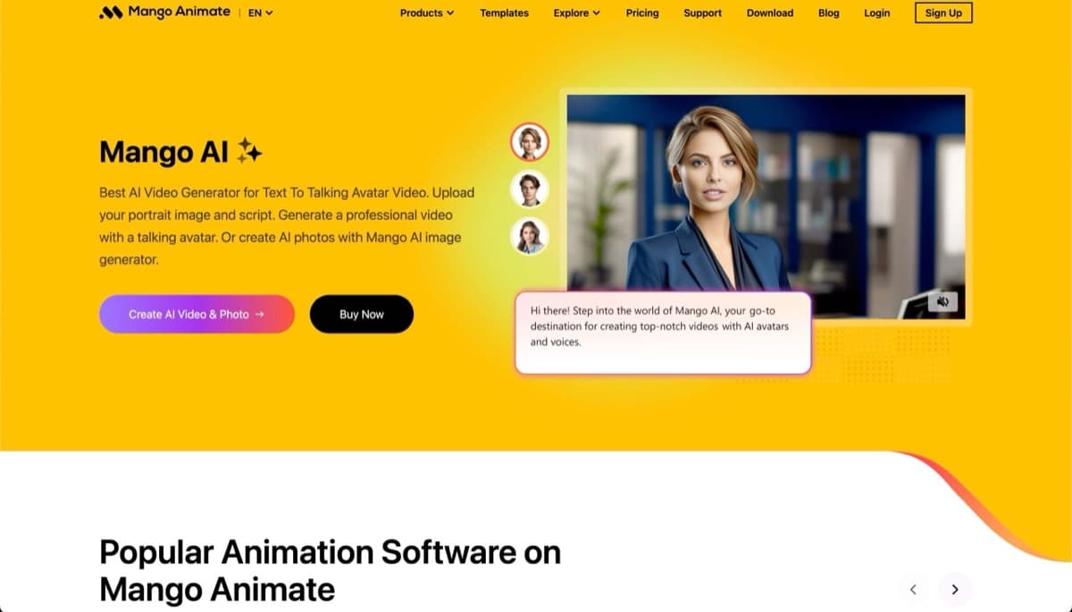 Mango Animate screenshot