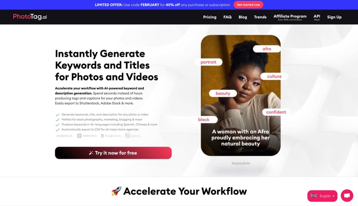 PhotoTag AI screenshot