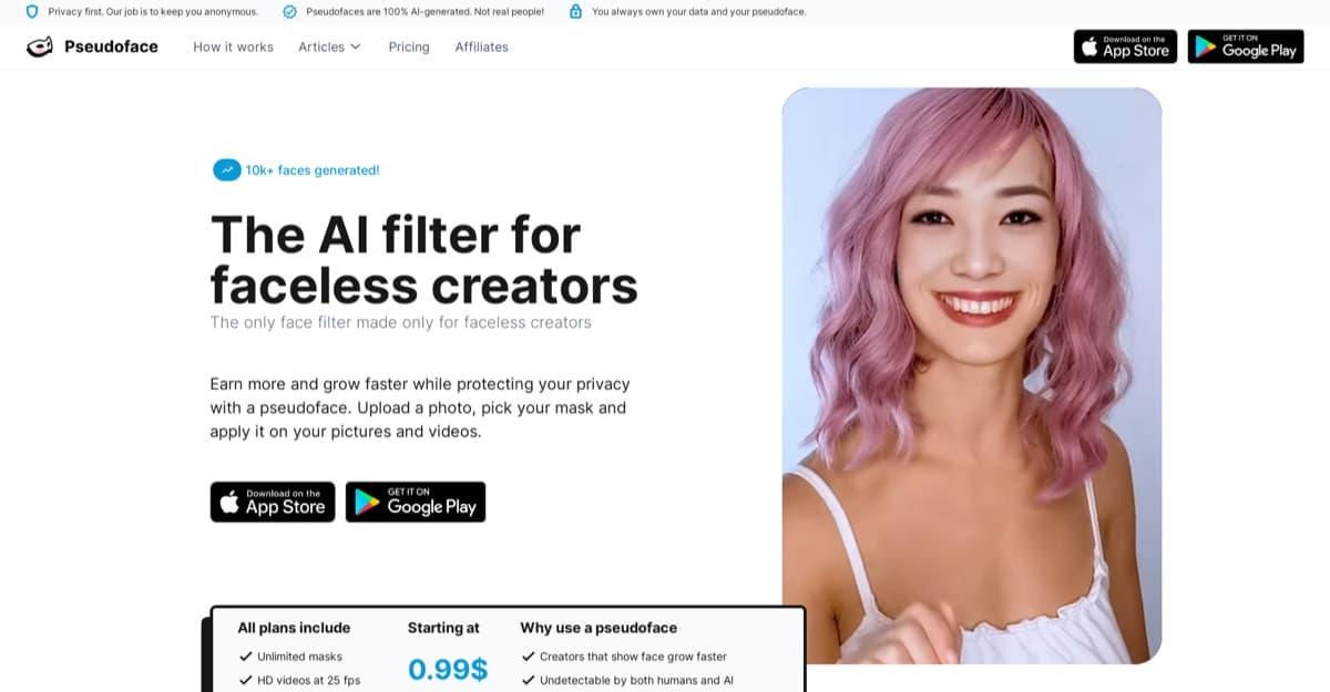 Pseudoface screenshot