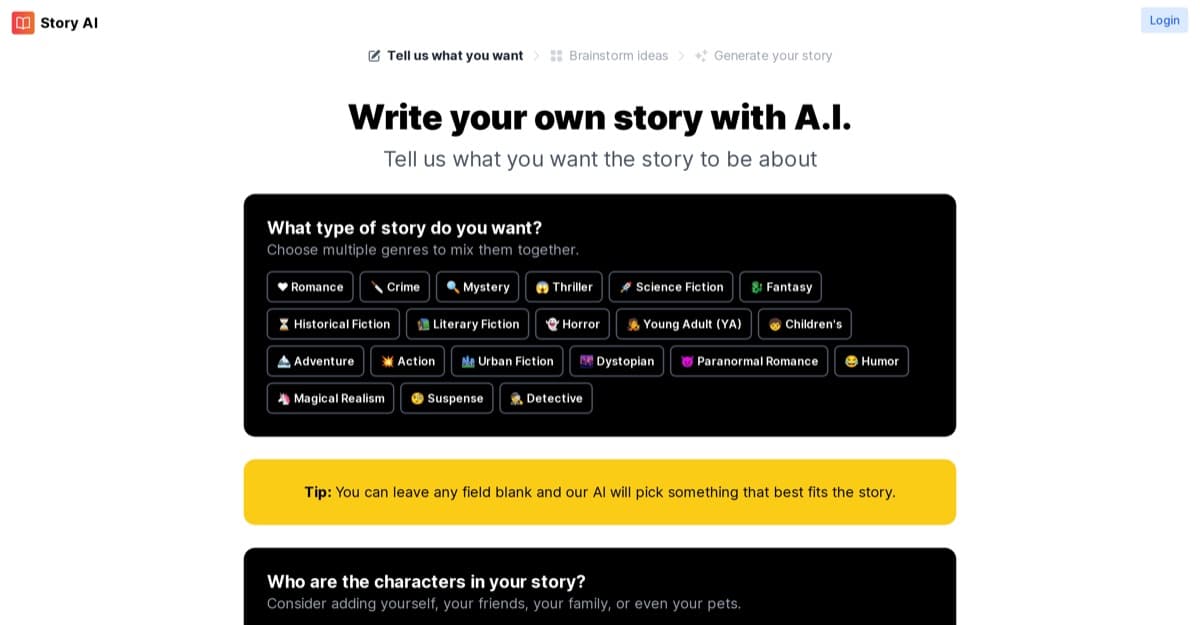Story AI by DreamGen screenshot