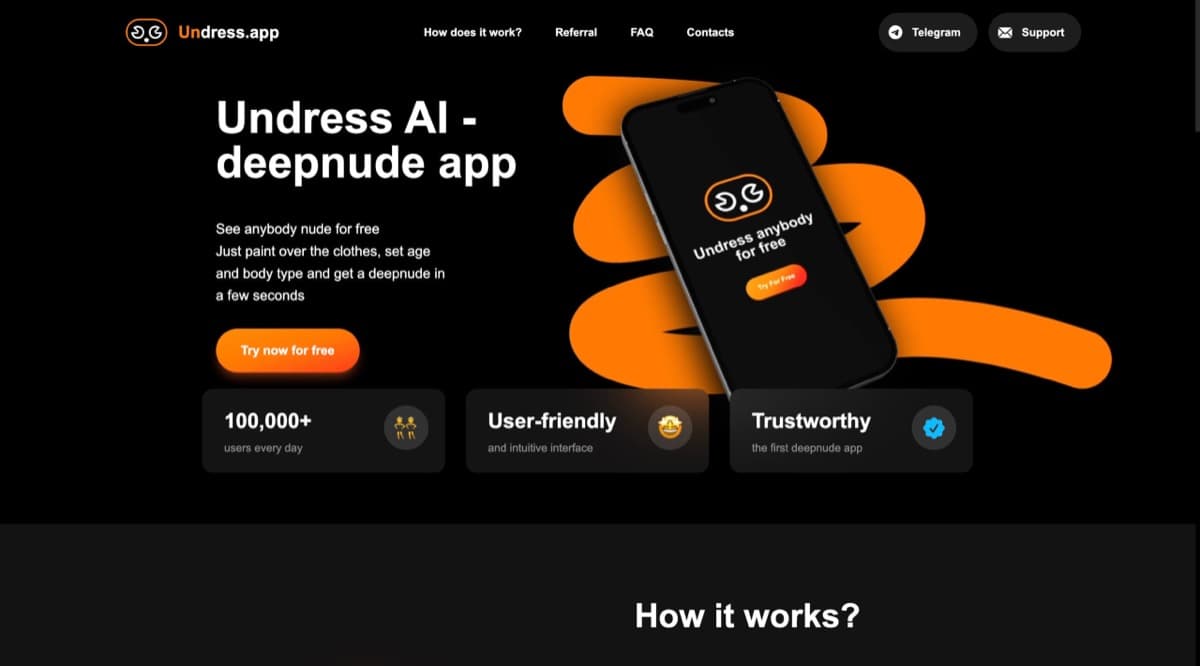 UNDRESS AI screenshot