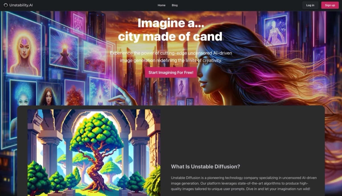 UNSTABILITY.AI screenshot