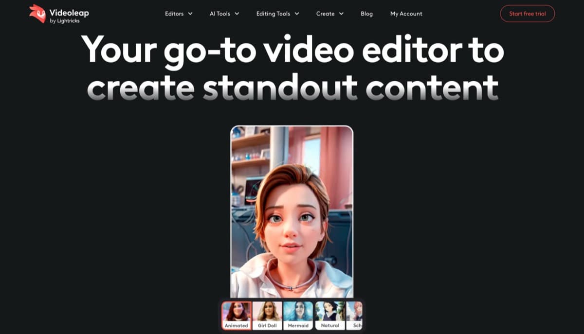 Videoleap screenshot