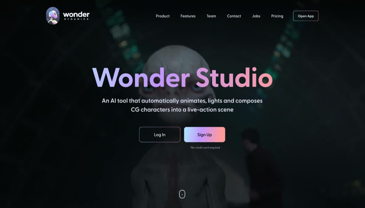 Wonder Dynamics screenshot