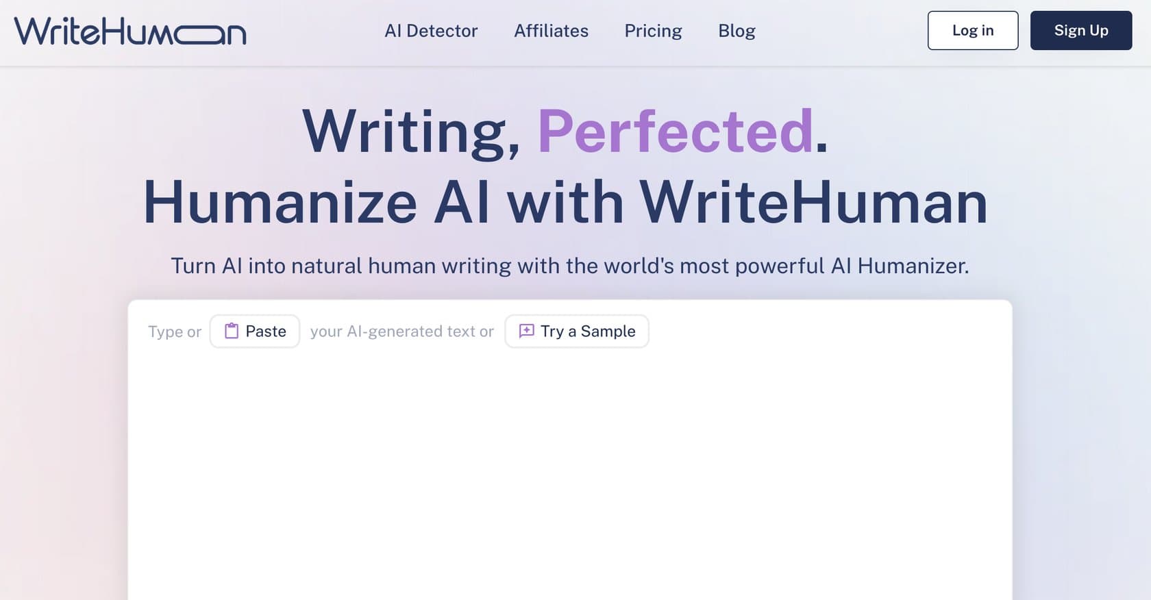 WriteHuman screenshot