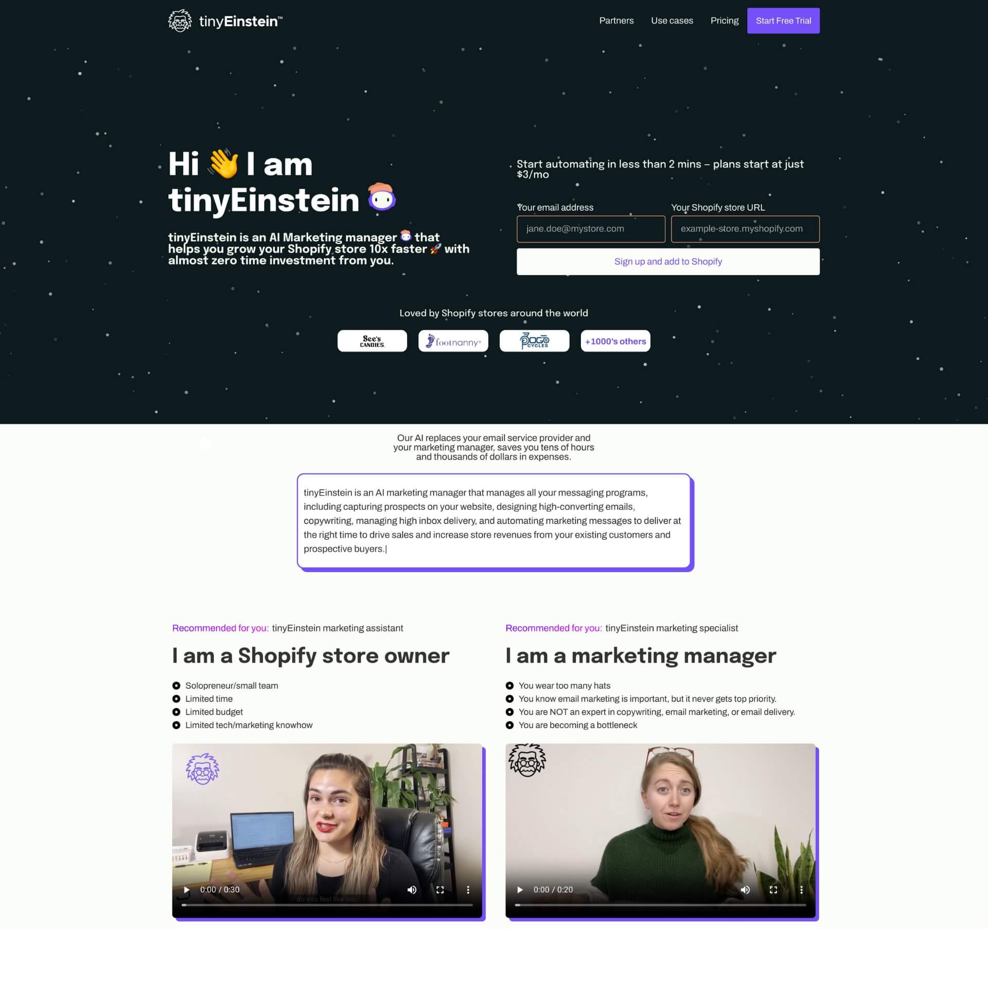 tinyEinstein - AI Marketing Manager
